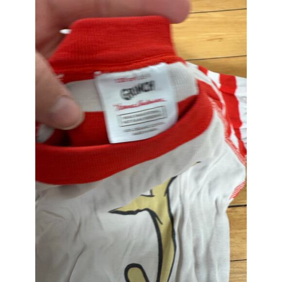 Hanna Andersson x the grinch max red striped two piece pajama set youth - Picture 6 of 6